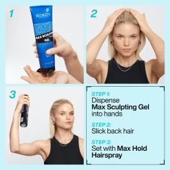 Redken Max Sculpting Gel 250ml -Stylingproducten Winkel 0884486497864 5