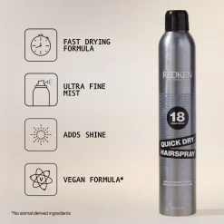 Redken Quick Dry Hairspray 400gr -Stylingproducten Winkel 3474637124298 4