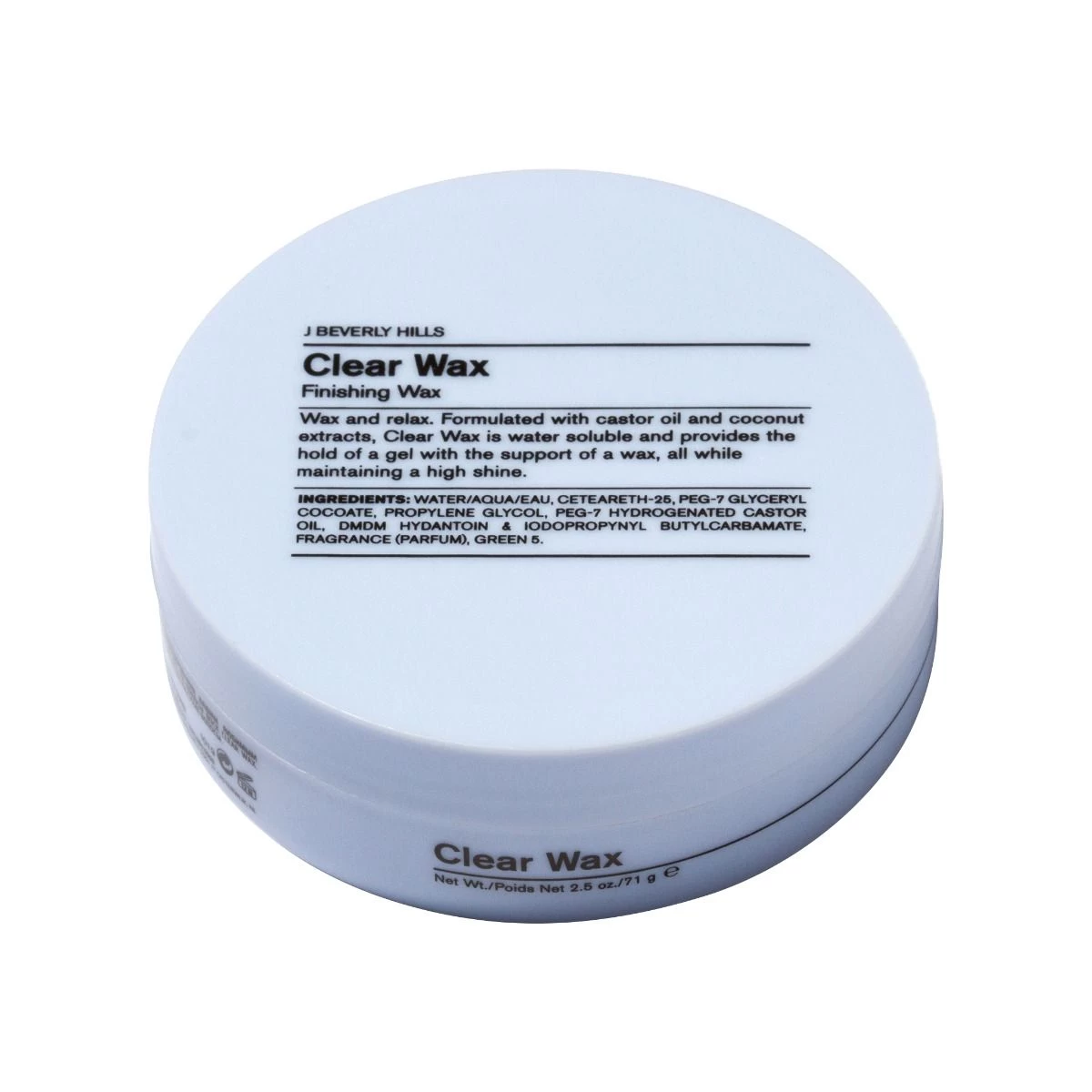 J Beverly Hills BLUE Clear Wax 71ml 4 J Beverly Hills BLUE Clear Wax 71ml - Afbeelding 2