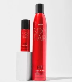 Sexyhair Big Root Pump Volumizing Spray Mousse 300ml -Stylingproducten Winkel big root pump spray mousse sfeer 2 1