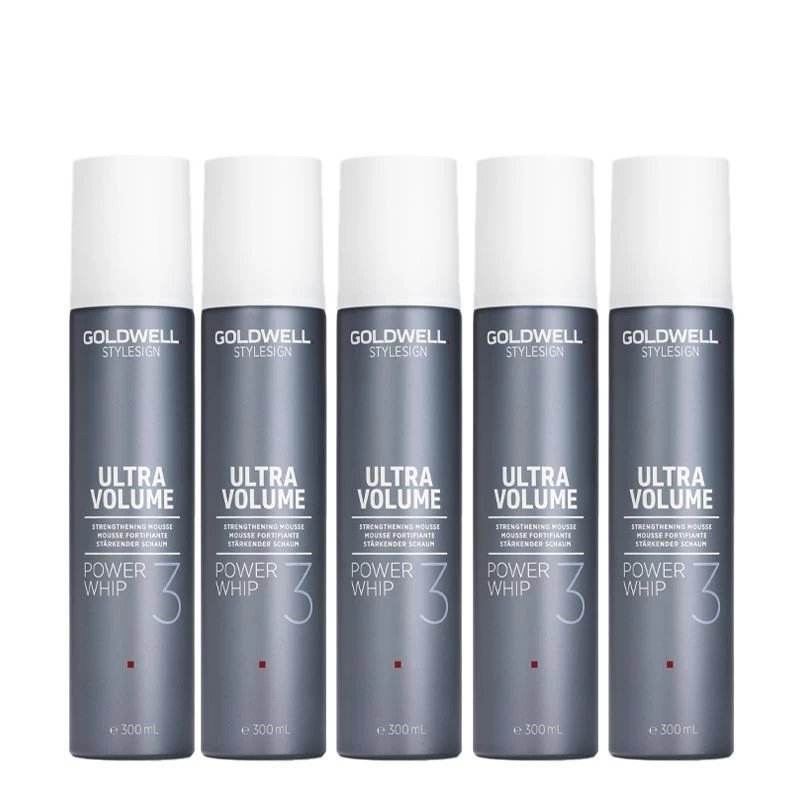 5X Goldwell StyleSign Power Whip Mousse 300ml 3 5X Goldwell StyleSign Power Whip Mousse 300ml
