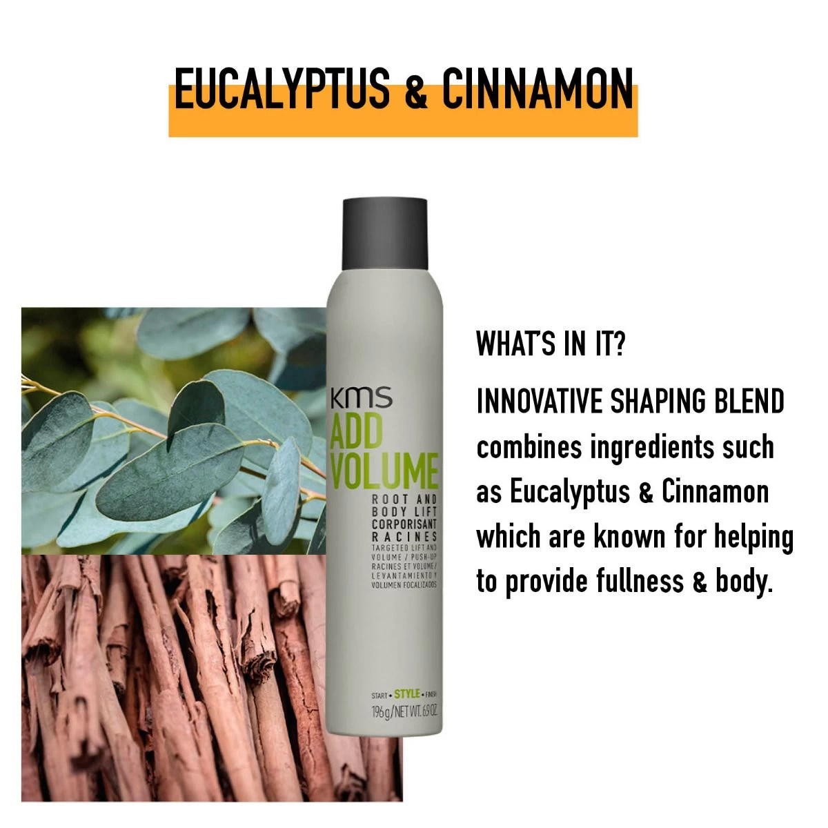 KMS AddVolume Root & Body Lift 200ml 5 KMS AddVolume Root & Body Lift 200ml - Afbeelding 3